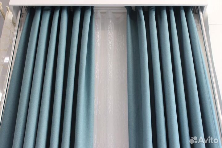 Шторы готовые рогожка