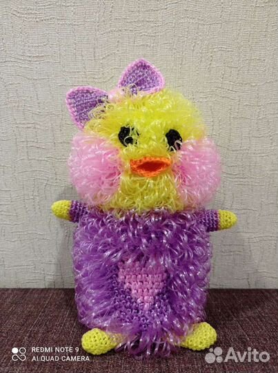 Уточка Лалафанфан (мочалка)