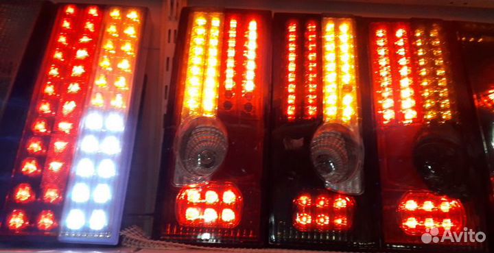 Фары фонари задние диодные на ваз 2109,2114 люкс
