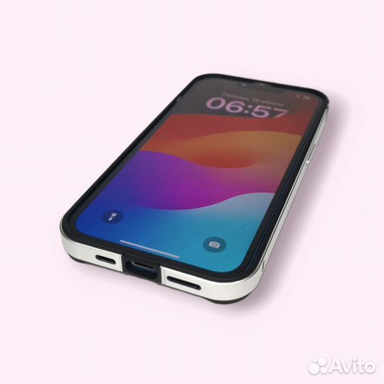 Бампер чехол iPhone серый