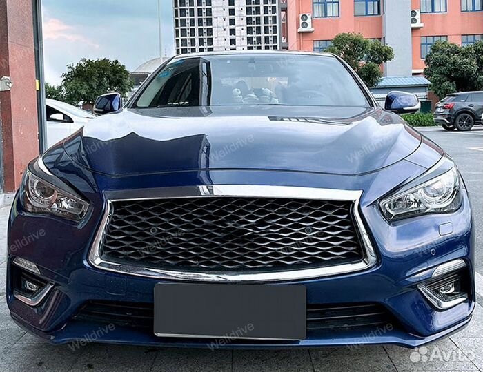 Реснички Infiniti Q50 черный глянец