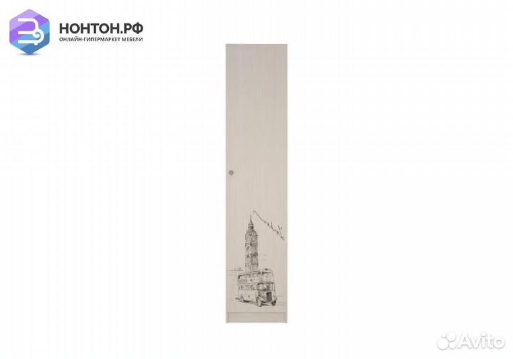 Пенал Мийа-3А ясень шимо светлый / фотопечать горо