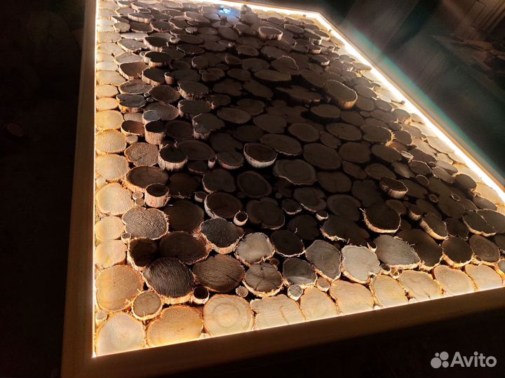 Панно из можжевельника