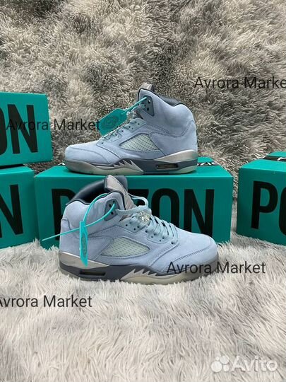 Nike Air Jordan 5 retro Bluebird Оригинал Голубы