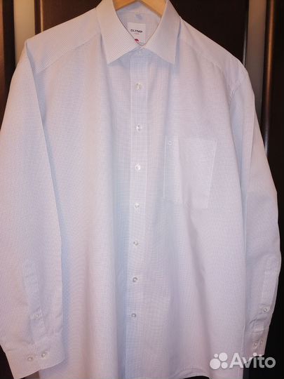 Рубашка мужская оlymp luxor, размер 44 (17,5)