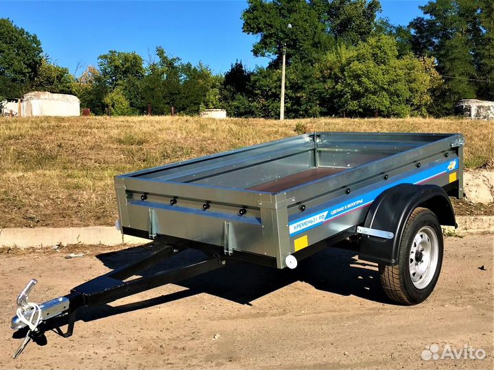 Прицеп Кремень стандарт 2,0 борт 31 см + самосвал