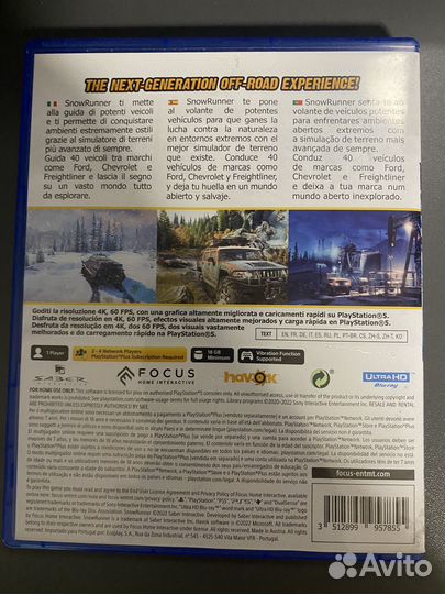 Игра SnowRunner (PS5) Русские субтитры