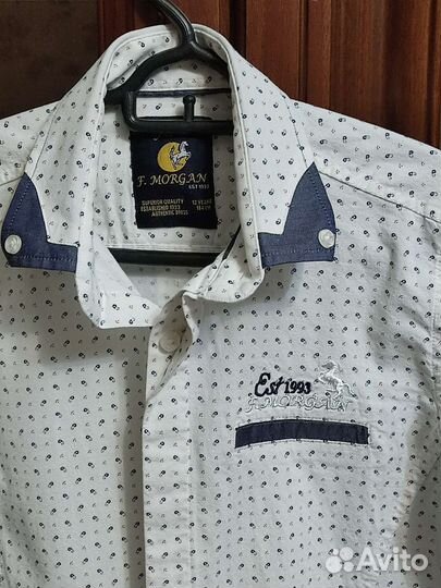 Рубашка на мальчика рост 128-134 см