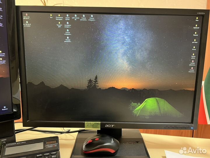 Монитор acer v223w