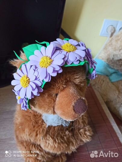 Ободок для волос ручной работы