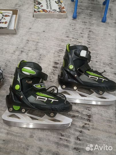 Коньки детские раздвижные 33 36