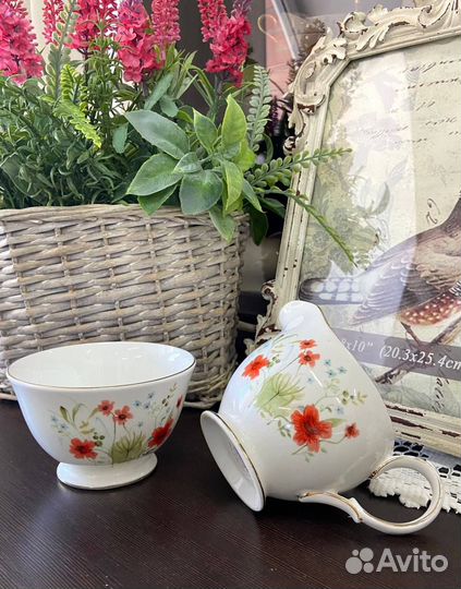 Сахарница и молочник Англия