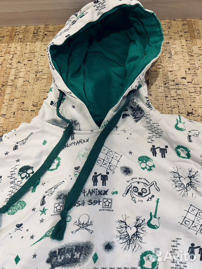 Балахон белый Emocore sXe Mexico&City