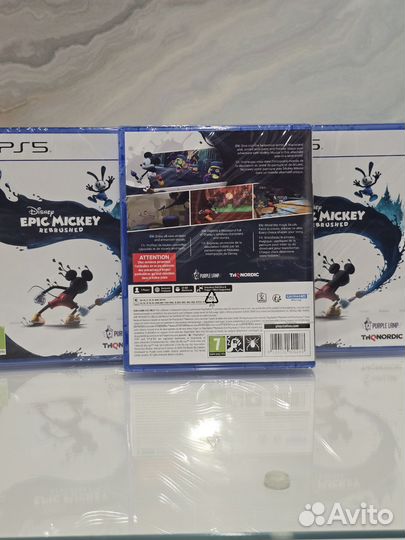 Epic mickey rebrushed ps5 диск новый