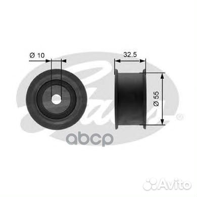 Ролик обводной грм ваз 2112 (пластик) LADA ваз