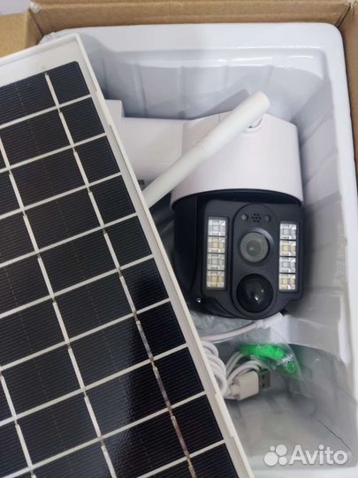 Солнечная панель блок аккумуляторов и 4G камера