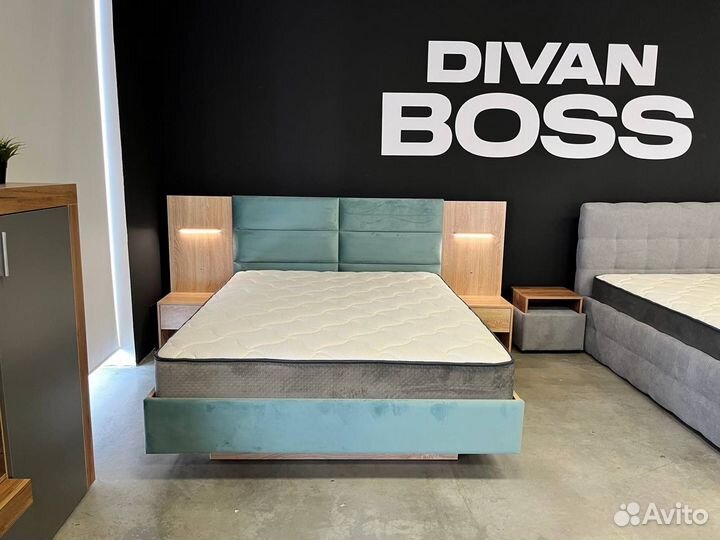 Boss loft Кровать+пм 160*200 в наличии