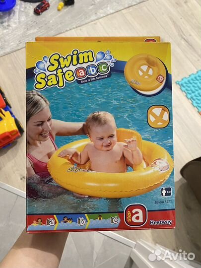 Круг для плавания детский swim safe Bestway
