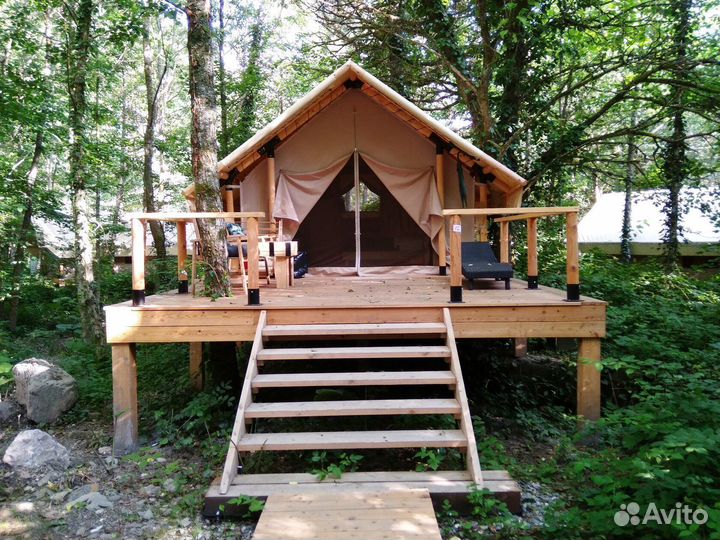 Сафари-палатка для глэмпинга 4x4 м