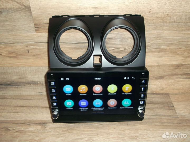 Магнитола Nissan Qashqai J10 Android с крутилками