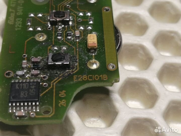 Peugeot 307 / Citroen C4 оригинальная плата ключа