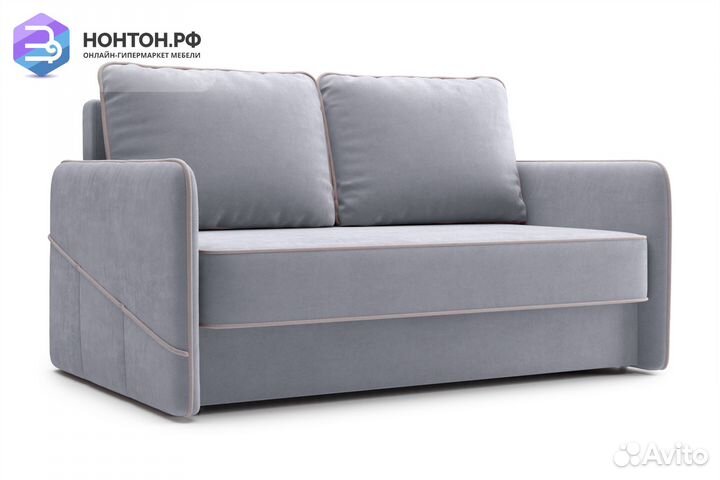 Диван еврокнижка Энерджи серый