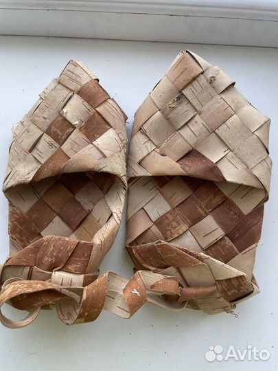Лапти лыковые 26-28 см
