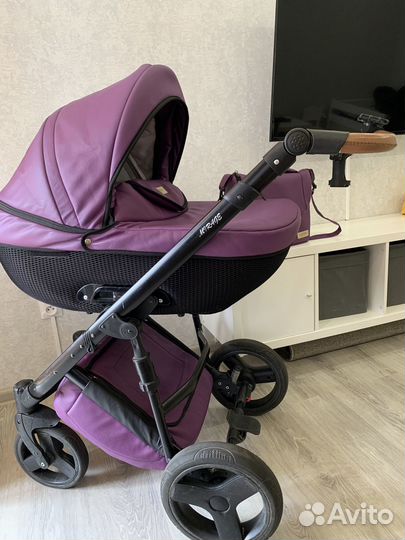 Коляска 2 в 1 эко кожа