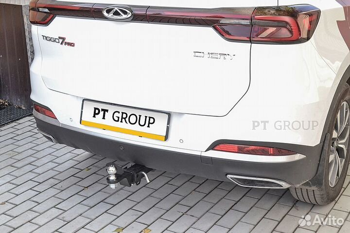 Фаркоп Chery Tiggo 7 Pro 2021- съемный квадрат