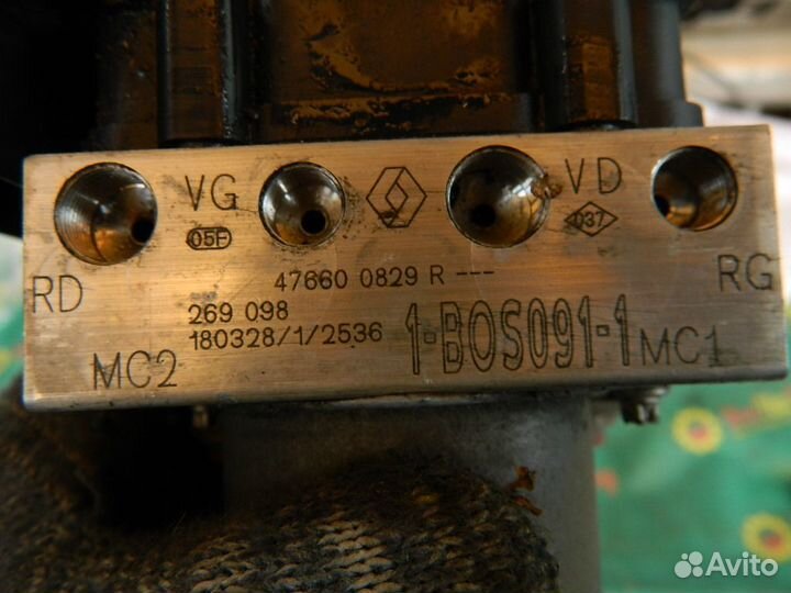 Блок абс ABS Рено Сандеро 2 Логан 2 ларгус