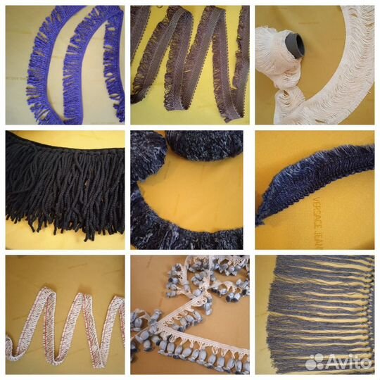 Итальянская бахрома, стеклярус