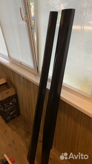 Обвесы на пороги Шкода Рапид 1,2