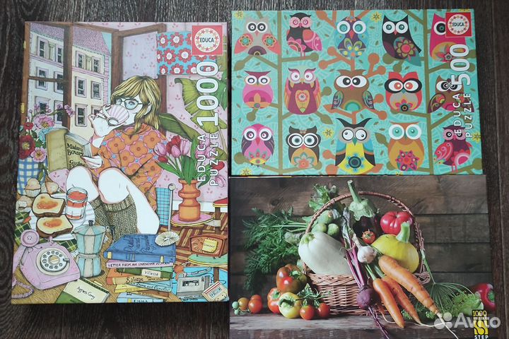 Пазлы разные