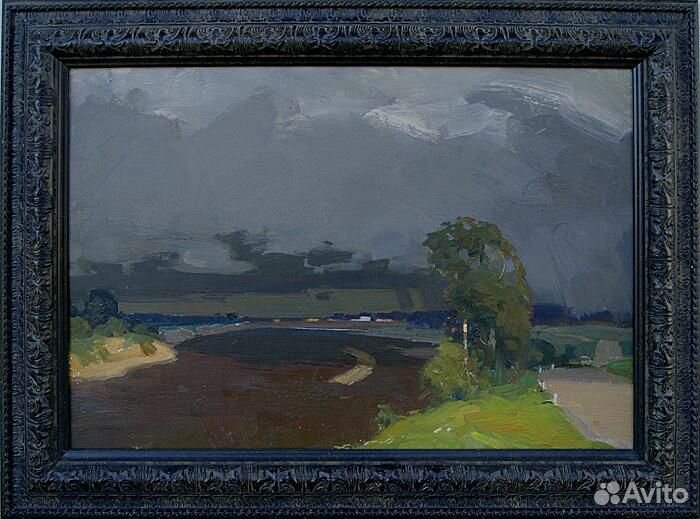 Картина Гроза на Суре, 1962