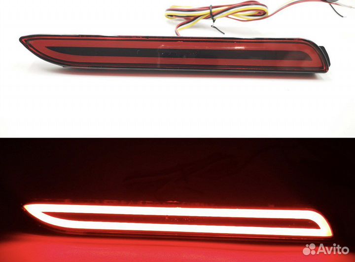 Катафоты в задний бампер Toyota