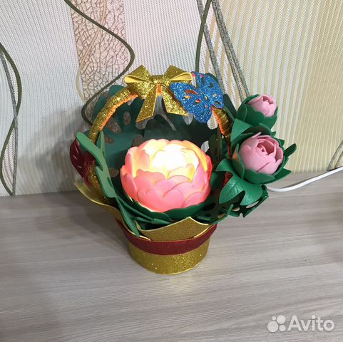 Корзина с цветами