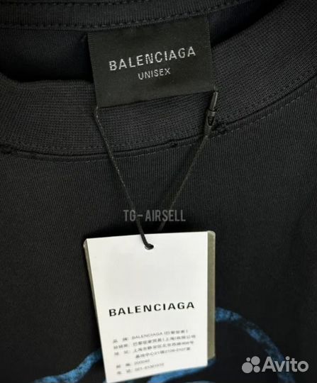 Balenciaga футболка kai angel