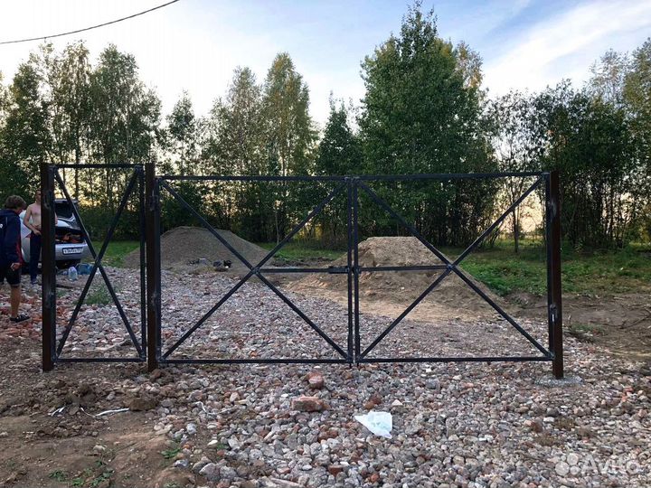 Ворота Распашные/Откатные и Забор под Ключ