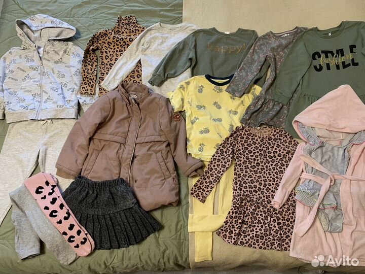 Вещи на девочку пакетом. 104-110