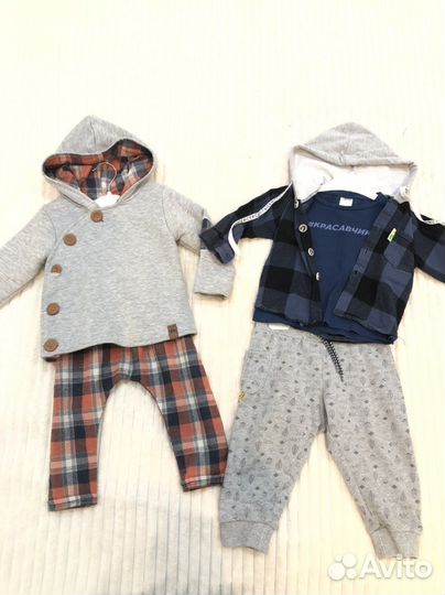 Вещи пакетом на мальчика 3-12 мес