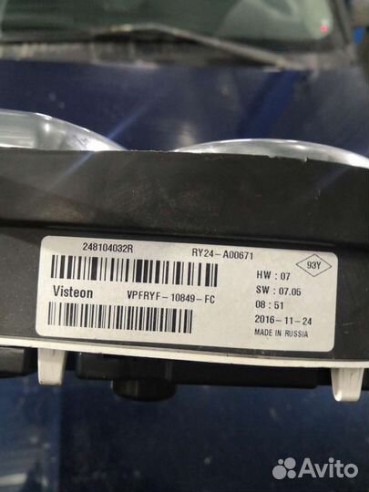 Щиток приборов Renault Logan 2 Sandero 2