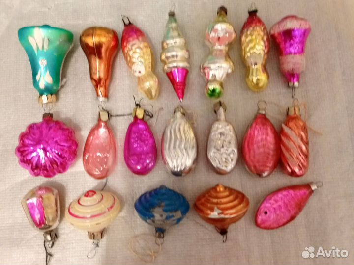 Елочные игрушки из СССР