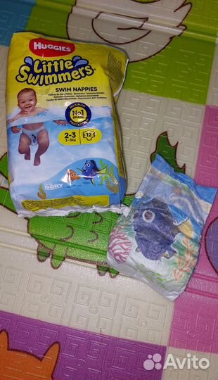 Подгузники для плавания 3-8 кг