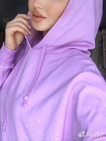 Худи удлиненная оверсайз