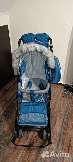Санки коляска ника 7 5s бу