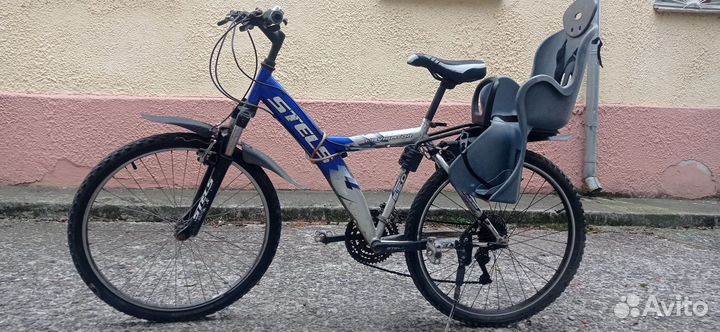 Продам велосипед с детским креслом