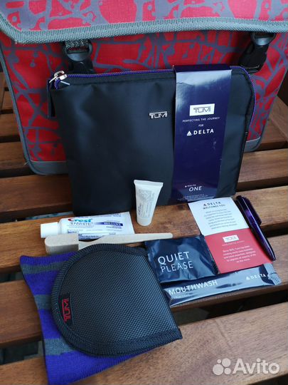 Эксклюзивная косметичка tumi Delta air бизнескласс