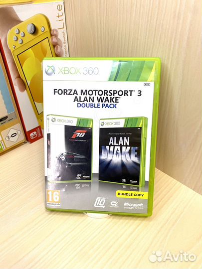 Forza motorsport 3 + Alan Wake для Xbox 360