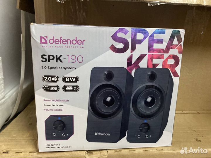 Колонки 2.0 defender SPK-190