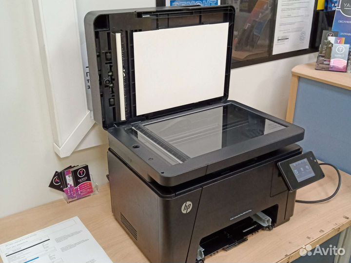 Цветное лазерное мфу 3в1 с WI-FI HP M177fw